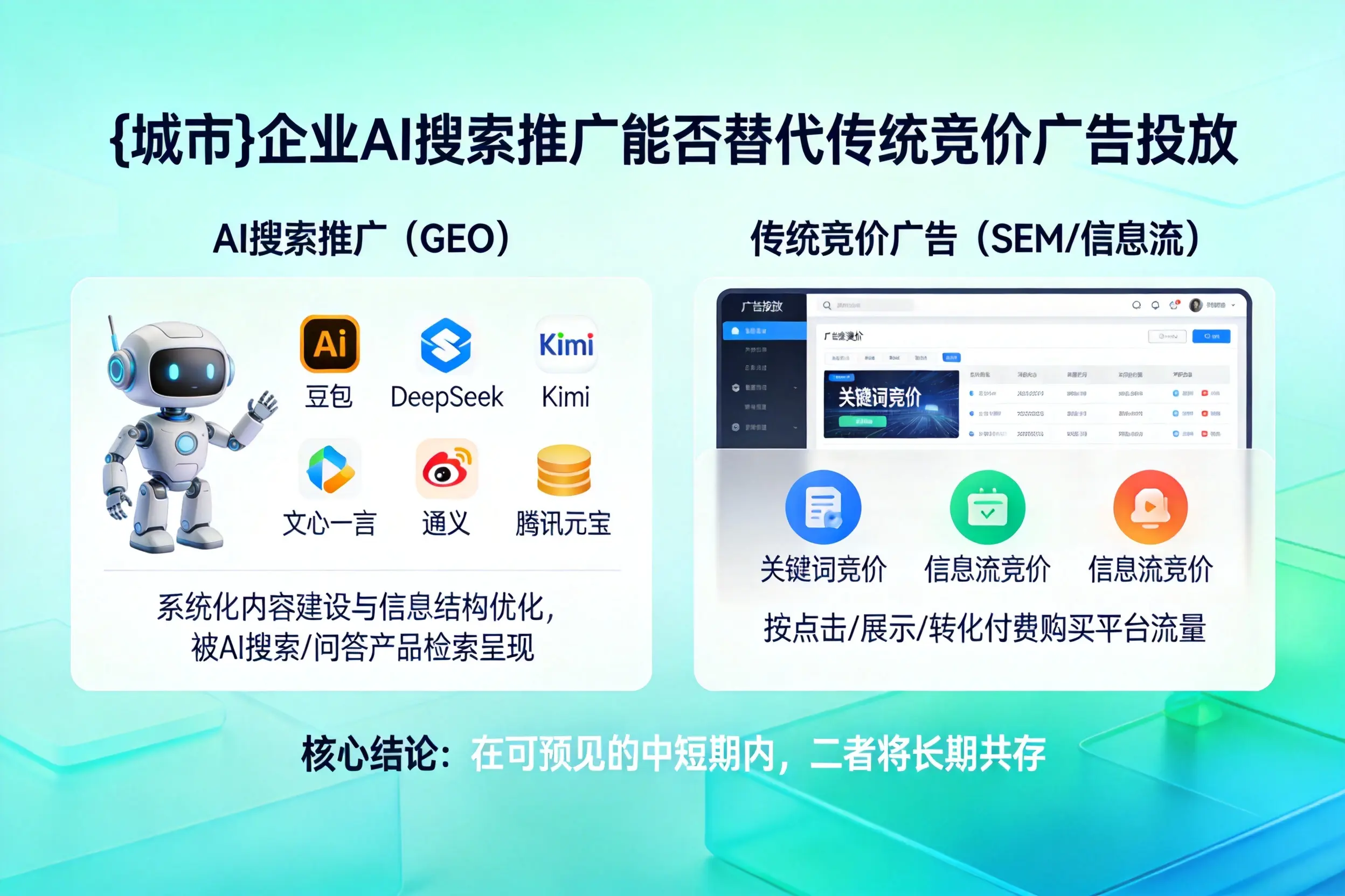 河北企业AI搜索推广能否替代传统竞价广告投放
