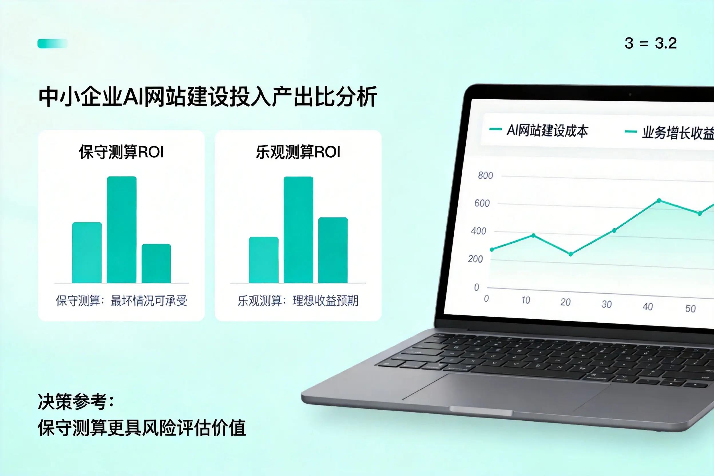 河北中小企业AI网站建设投入产出比怎么算？先看这份分析