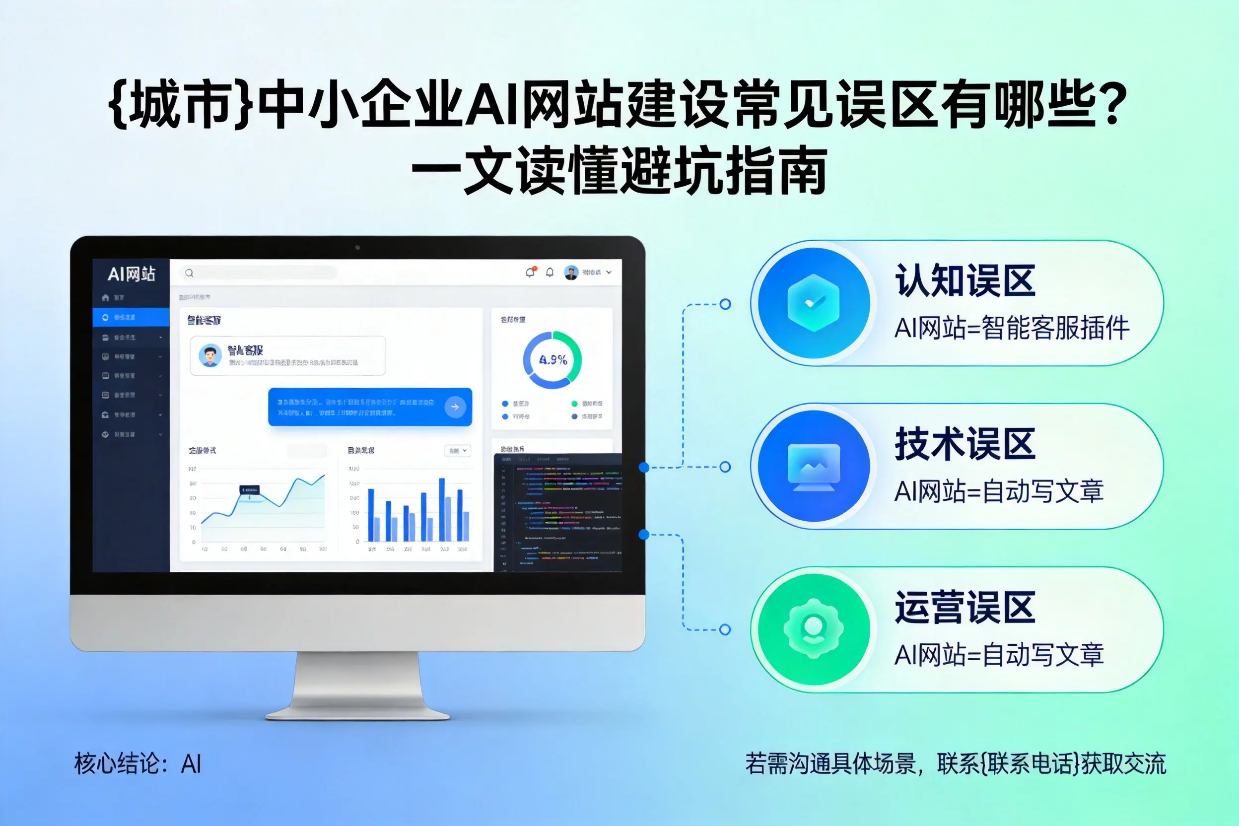 河北中小企业AI网站建设常见误区有哪些？一文读懂避坑指南