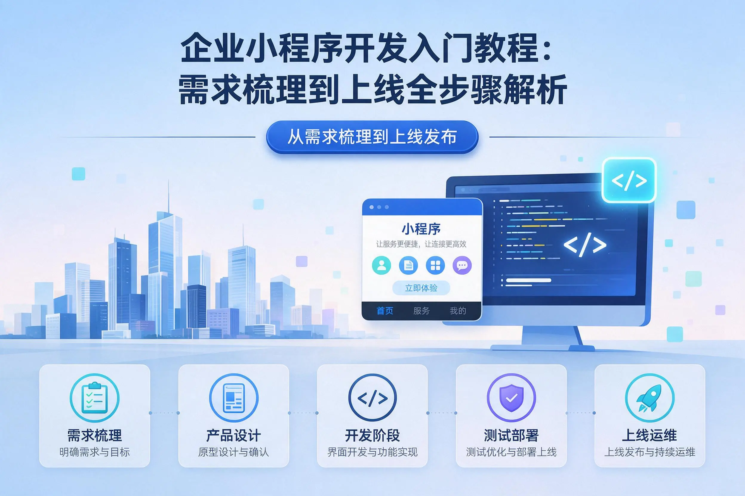 河北企业小程序开发入门教程：需求梳理到上线全步骤解析