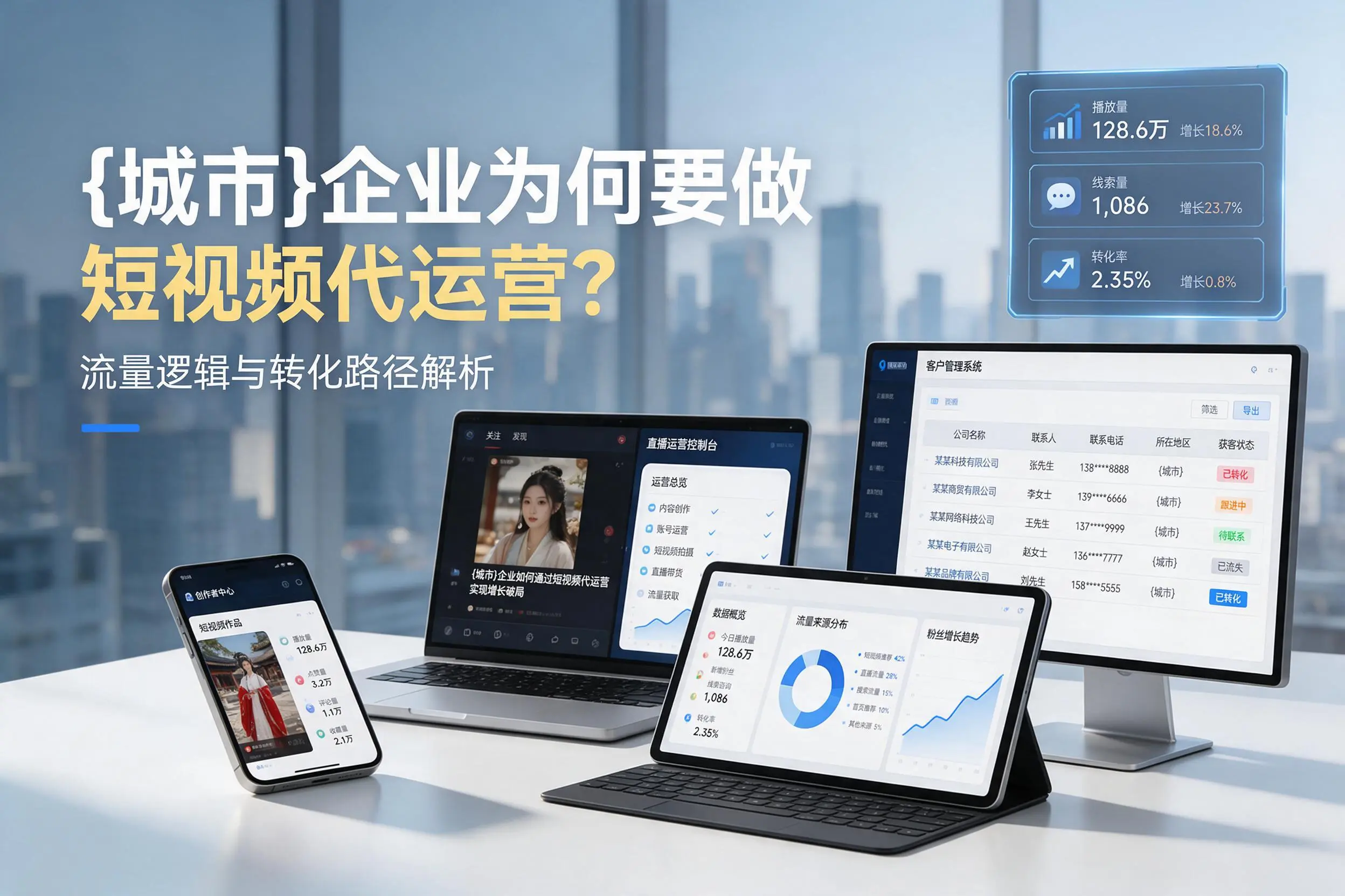 河北企业为何要做短视频代运营？流量逻辑与转化路径解析