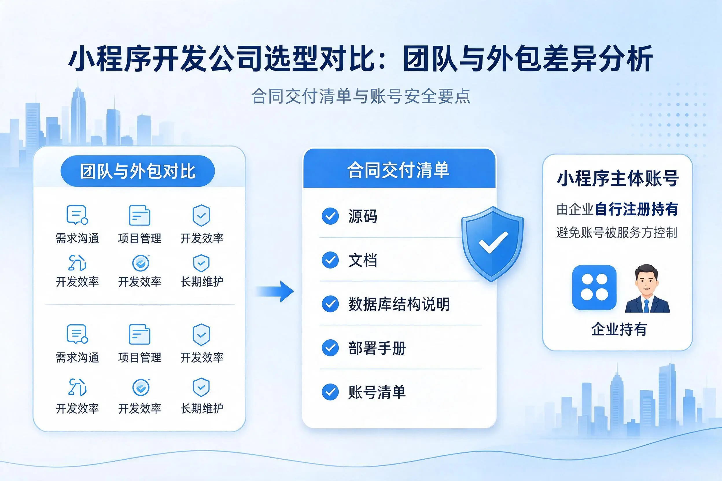 河北小程序开发公司选型对比：团队与外包差异分析
