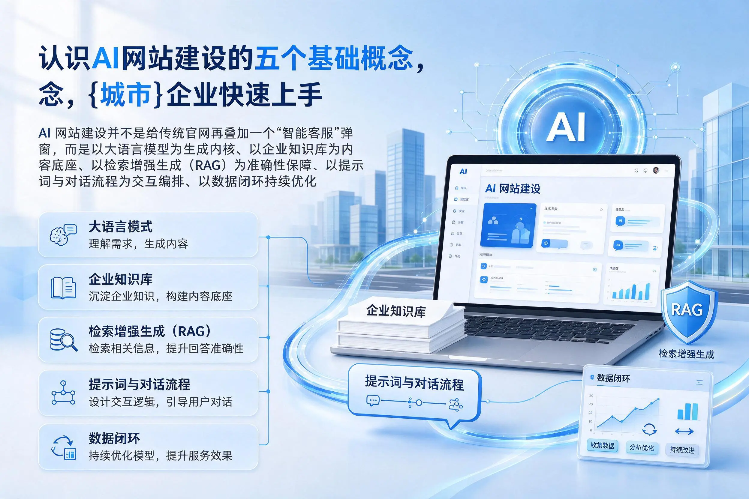 认识AI网站建设的五个基础概念，河北企业快速上手