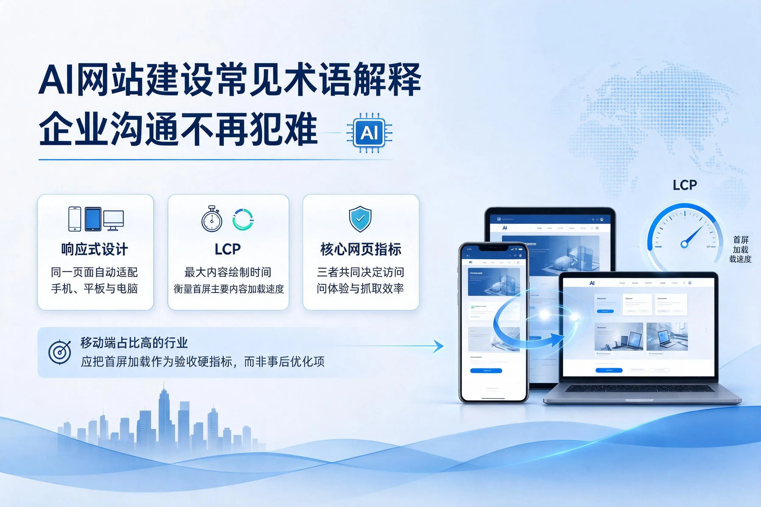 AI网站建设常见术语解释,河北企业沟通不再犯难